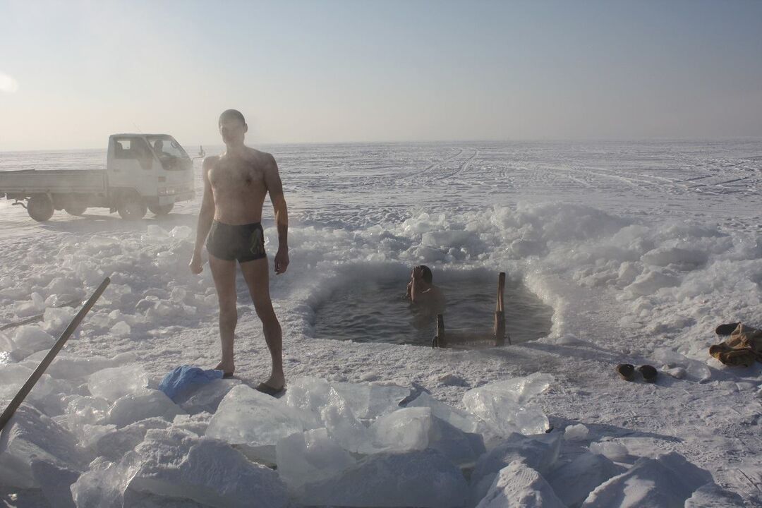 The man in the cold