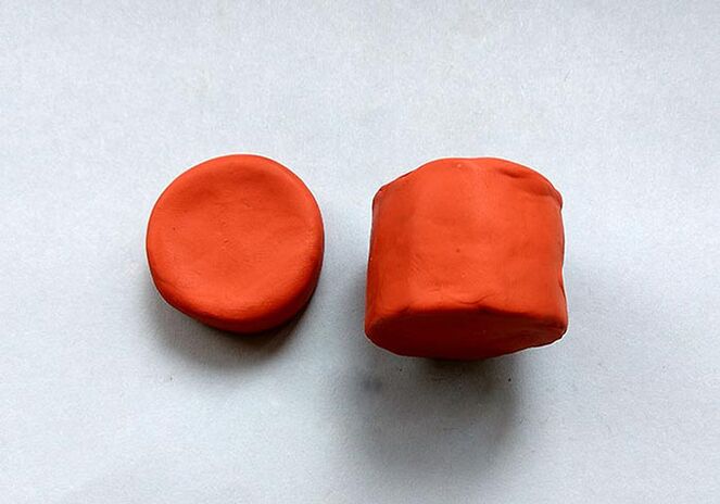 Plasticine - Material for artificial phallus production